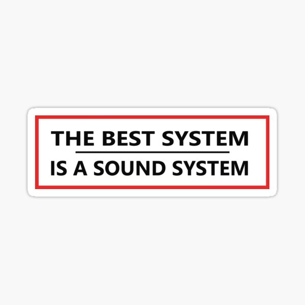 Item preview, The Best System is a Sound System designed and sold by Awen Saunders-Goldman.