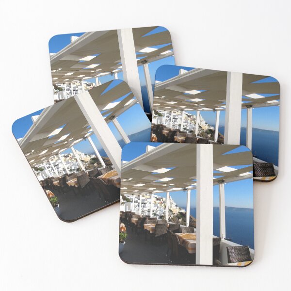 Item preview, Caldera View Cafe on Santorini, Greece designed and sold by ByNicoleSara.