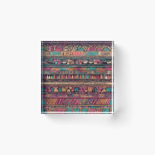Item preview,   Spectacular Colorful Tribal Pattern designed and sold by DigiDreamyArt.