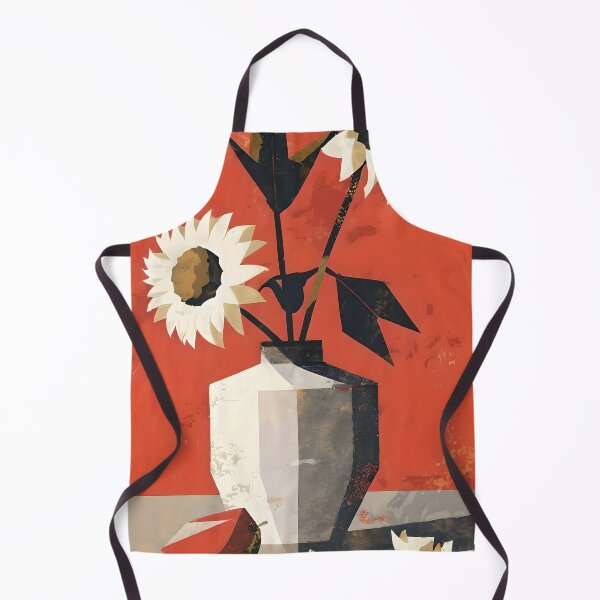 Item preview, Daisy flowers Bill Sienkiewicz flat graphic design designed and sold by ChataMaroon.