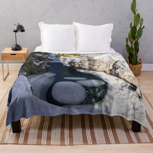 Item preview, Kootenay River Numa Creek's Round Ice Sheet designed and sold by rawshutterbug.