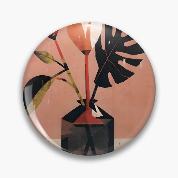Item preview, Flowers plants Bill Sienkiewicz flat graphic design designed and sold by ChataMaroon.