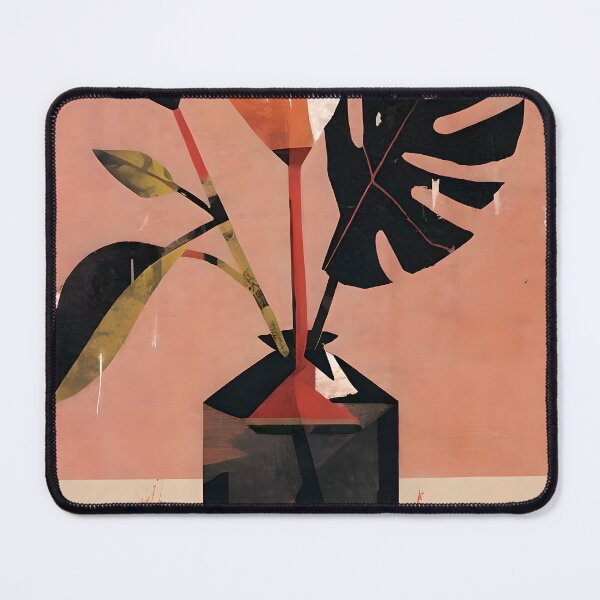 Item preview, Flowers plants Bill Sienkiewicz flat graphic design designed and sold by ChataMaroon.