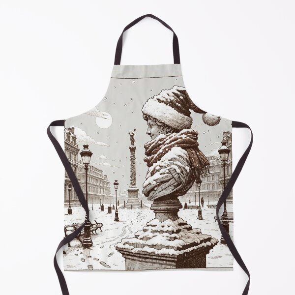 Item preview, Snow-Capped Silence in Parisian Winter designed and sold by PictorialWhimsy.