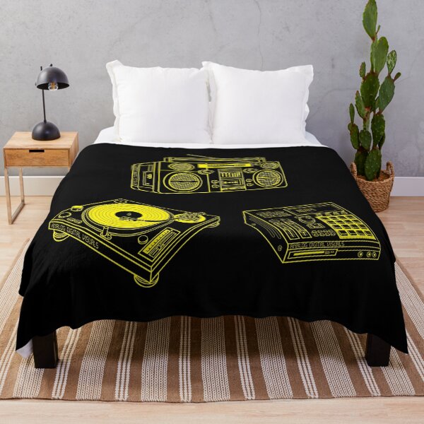 Item preview, Boombox, Beat Maker, Turntable (Yellow Rose Lines) Analog / Music designed and sold by analogdigitalvz.