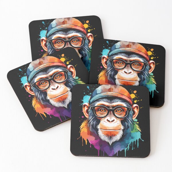 Item preview,  A Colorful Cartoon monkey  ✨ designed and sold by firecard.
