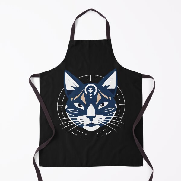 Item preview, Cat face with arrow designed and sold by Linework Studio.