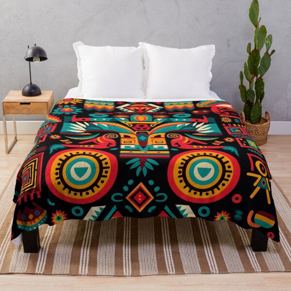 Item preview, Mayan Aztec Boho Tribal Ethnic Pattern designed and sold by Vector Scout Lab.