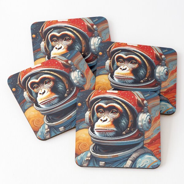 Item preview, Astronaut Monkey designed and sold by HalluciGenetics.