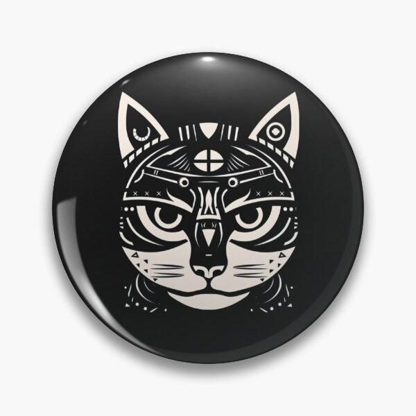 Item preview, Cat face  designed and sold by Linework Studio.