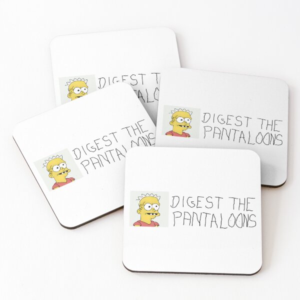 Item preview, Digest the pantaloons Eat pant Bart meme designed and sold by ChataMaroon.