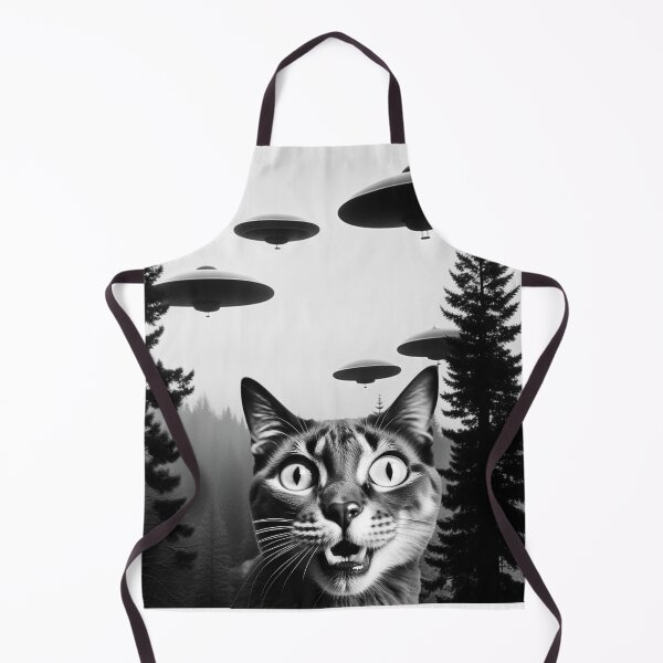Item preview, Funny Cats With Alien UFO Spaceship. Funny Cat Lovers designed and sold by ahmed2751989.