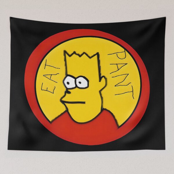 Item preview, Eat pant Bart meme designed and sold by ChataMaroon.