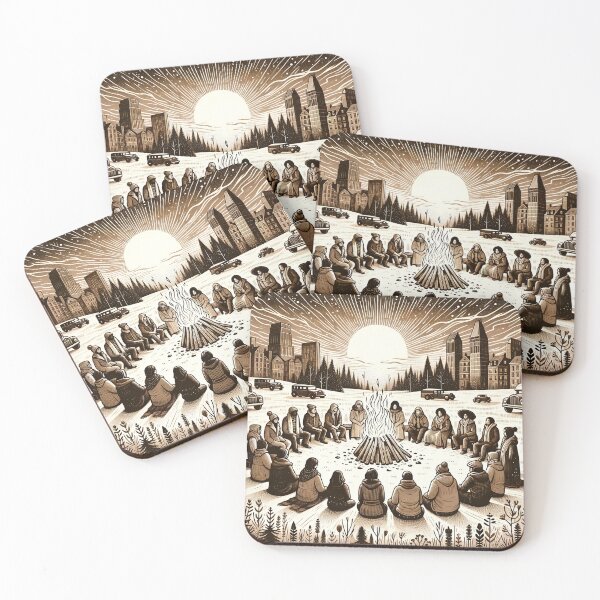 Item preview, Enchanted Gathering Under Moonlit Sky designed and sold by PictorialWhimsy.