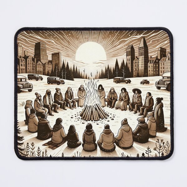 Item preview, Enchanted Gathering Under Moonlit Sky designed and sold by PictorialWhimsy.