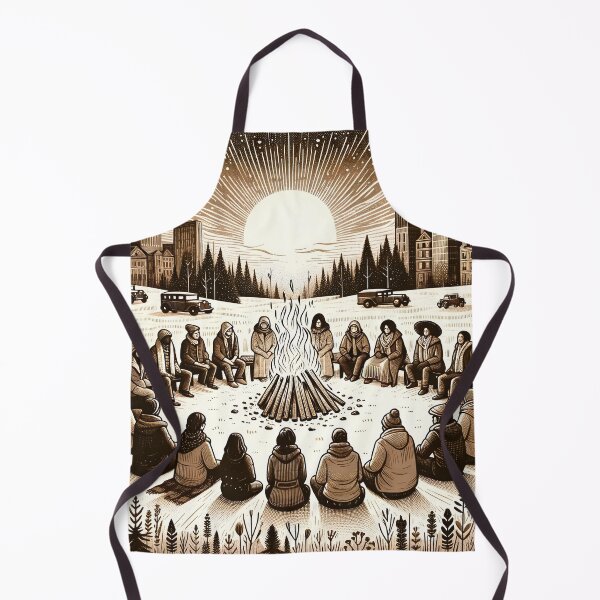 Item preview, Enchanted Gathering Under Moonlit Sky designed and sold by PictorialWhimsy.