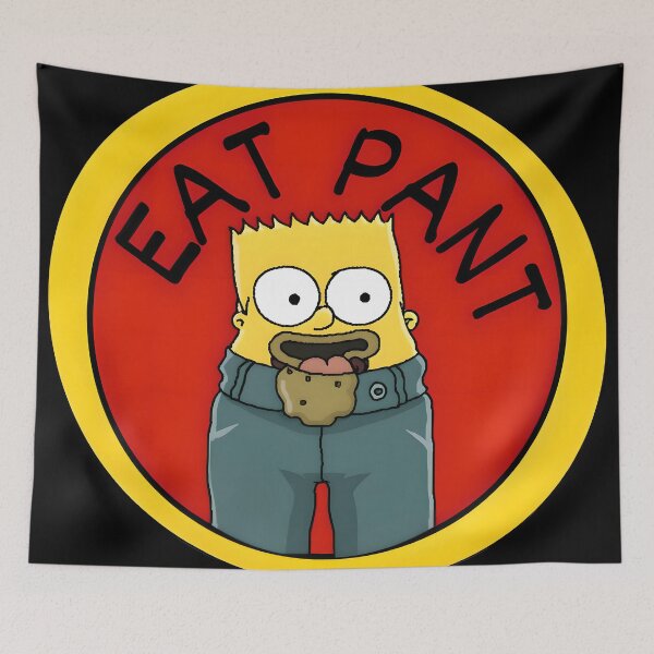 Item preview, Eat pant Bart meme designed and sold by ChataMaroon.