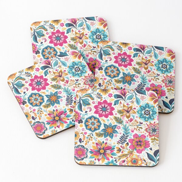 Item preview, Vibrant Floral Waltz A Blooming Rainbow designed and sold by Daniel Dudgeon.