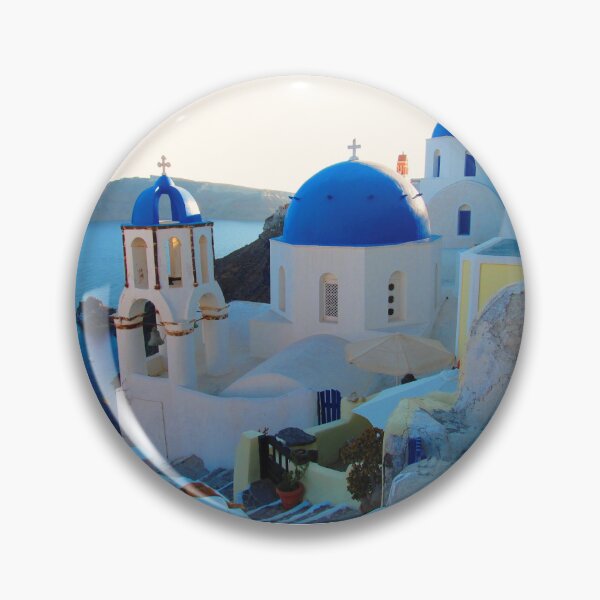 Item preview, Blue Domes of Oia, Santorini,Greece designed and sold by ByNicoleSara.