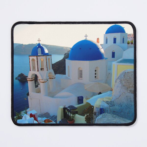 Item preview, Blue Domes of Oia, Santorini,Greece designed and sold by ByNicoleSara.