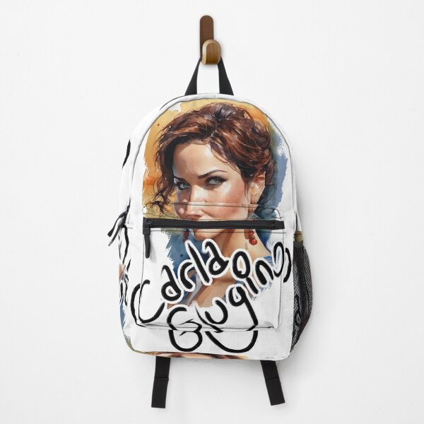 Item preview, Carla Gugino watercolor portrait graphic design designed and sold by ironpalette.