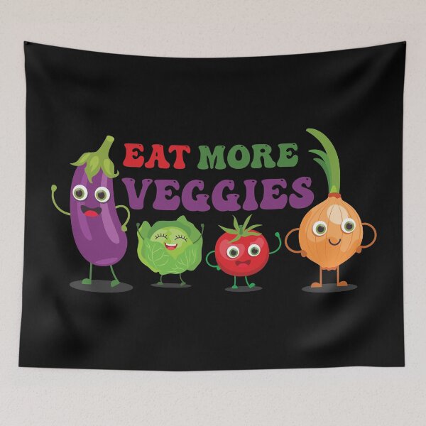 Item preview, Eat More Veggies T-Shirt | Fresh & Fun Apparel for Veggie Lovers designed and sold by designerpriti.