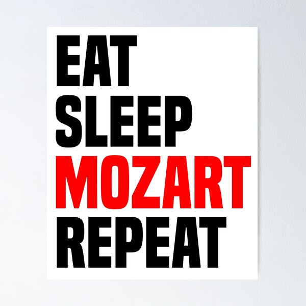 Vista previa del artículo con la obra «Mozart», diseñado y vendido por 2djazz.