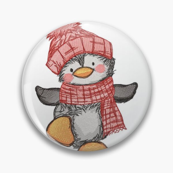 Item preview, penguin dancing red hat designed and sold by Ilenia s.