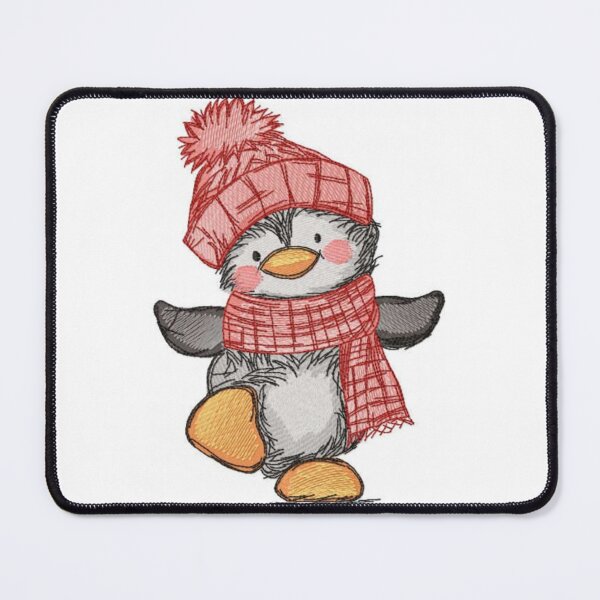 Item preview, penguin dancing red hat designed and sold by Ilenia s.