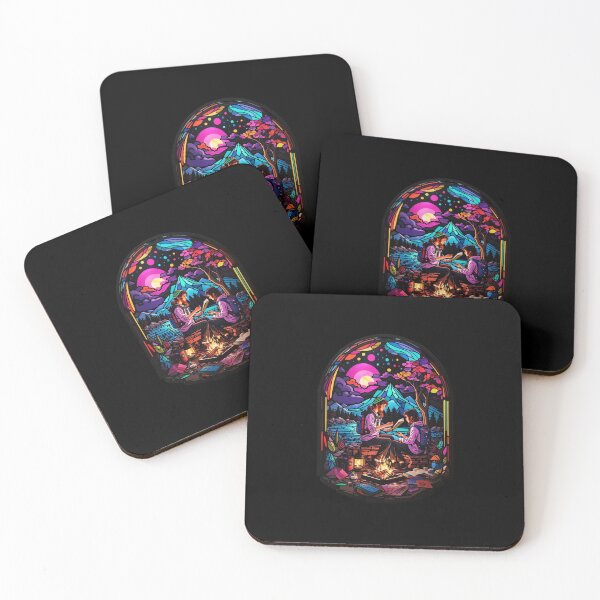 Item preview, Stained Glass Book Aesthetic, Girl Reading Book designed and sold by Desfix.