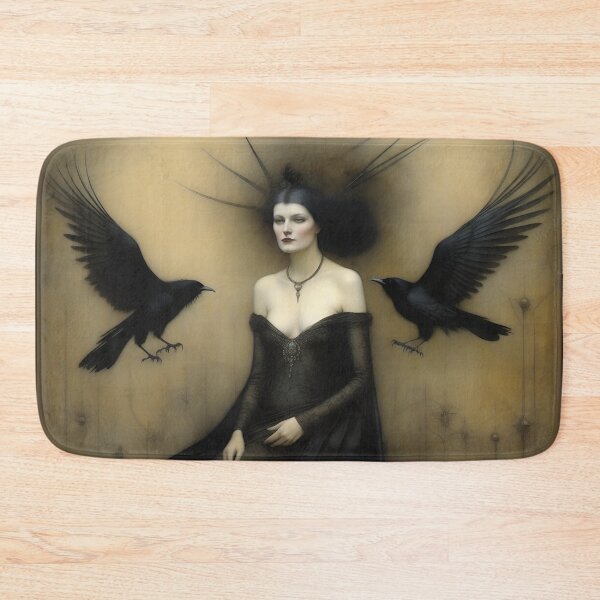 Item preview, Elegant gorgeous Raven woman designed and sold by Fantasymachine.