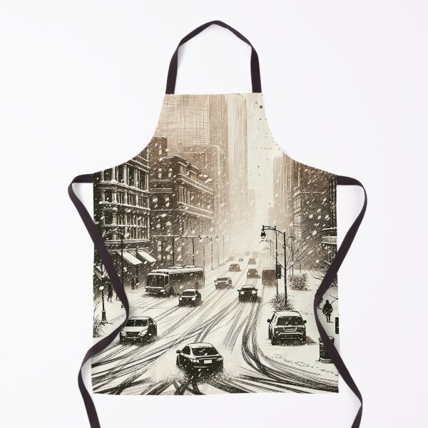 Item preview, Snow-Clad City Serenade at Dawn designed and sold by PictorialWhimsy.