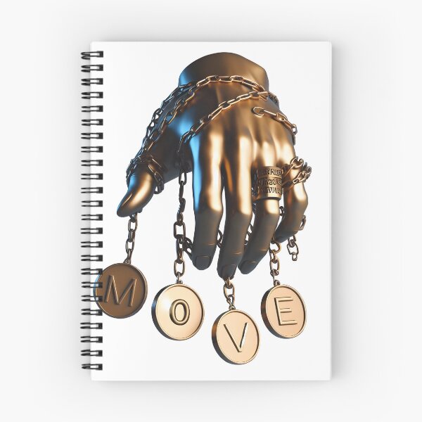 Item preview, Hand with MOVE Plaques designed and sold by Glariix.