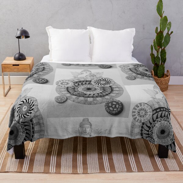 Item preview, Lord Buddha in overlapping chakras designed and sold by Kiruthikaarts.