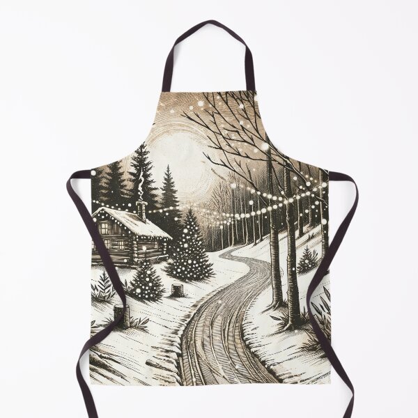 Item preview, Enchanted Winter Glow Forest Path designed and sold by PictorialWhimsy.