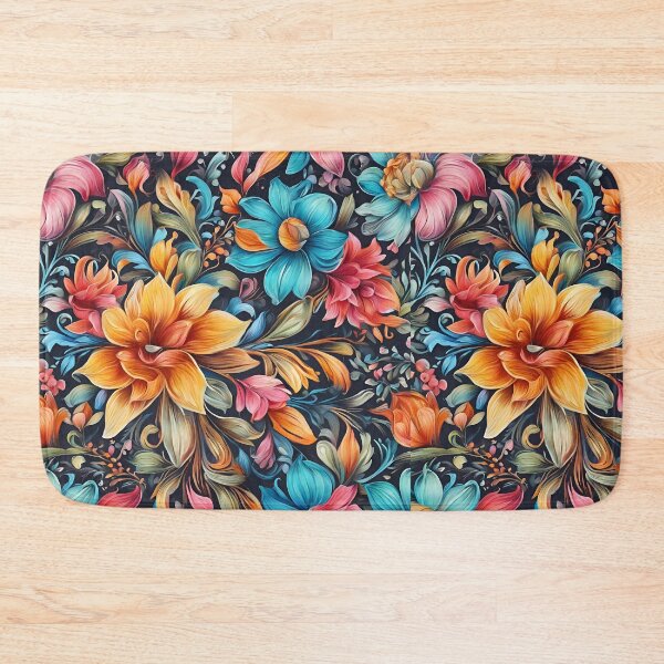 Item preview, Colorful Flower Pattern designed and sold by DigiDreamyArt.