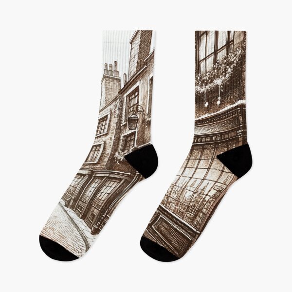 Item preview, Sepia Dream of a Cobbled Alley designed and sold by PictorialWhimsy.