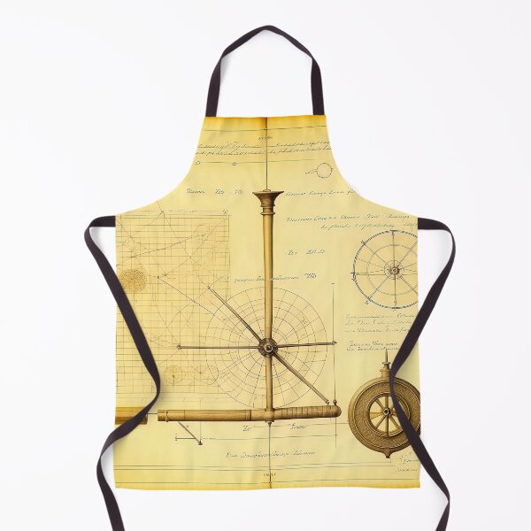 Item preview, An old drawing of an astrolabe in the style of Leonardo Da Vinci designed and sold by LanaGustavsson.