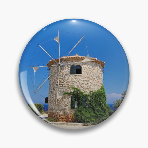 Artikelvorschau, Windmill Hotel, Insel Zakynthos, Griechenland entworfen und verkauft von PainterlyPlay.