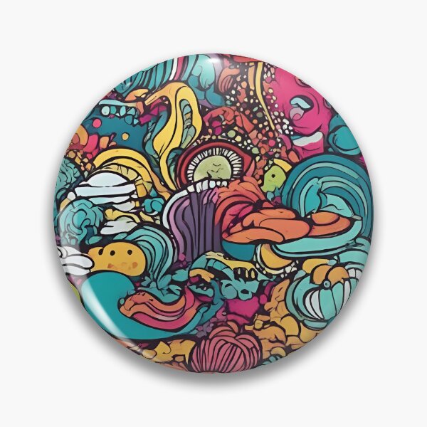 Item preview,  Magical Colorful Pop Art Pattern designed and sold by DigiDreamyArt.