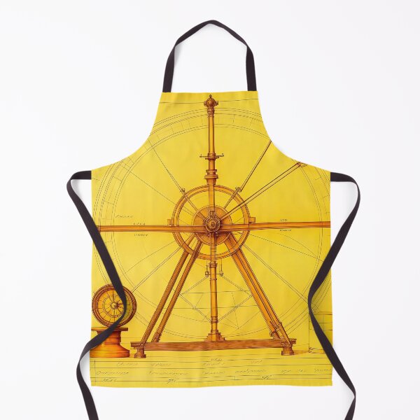 Item preview, An old drawing of an astrolabe in the style of Leonardo Da Vinci designed and sold by LanaGustavsson.