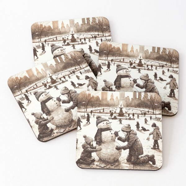 Item preview, Winter Delight in the City's Heart designed and sold by PictorialWhimsy.