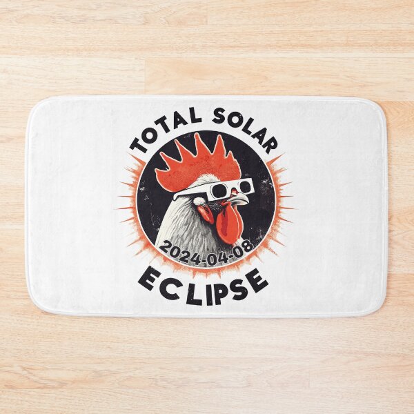 Item preview, Cool funny rooster Total solar eclipse 2024 designed and sold by TomFrontierArt.
