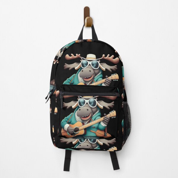 Item preview, Moose Playing a Guitar designed and sold by blakfrog.