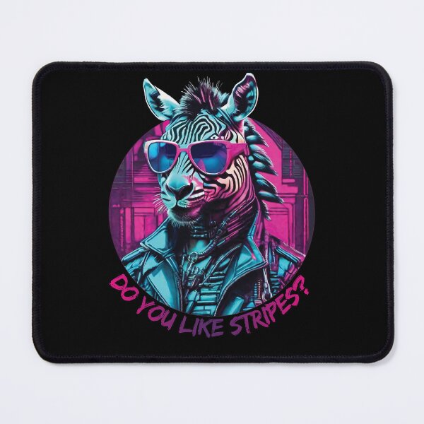 Item preview, Synthwave zebra in sunglasses - Do you like stripes? designed and sold by HarridanCreates.