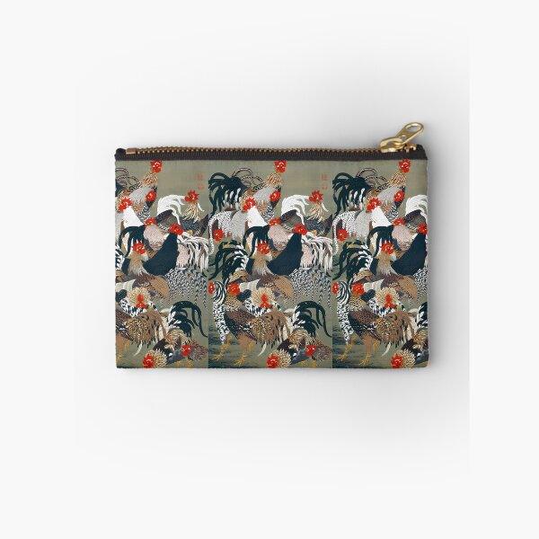 Item preview, Morning Serenade: Ito Jakuchus Ukiyo-e Roosters - Enhanced Edition designed and sold by EmeraldeaArt.