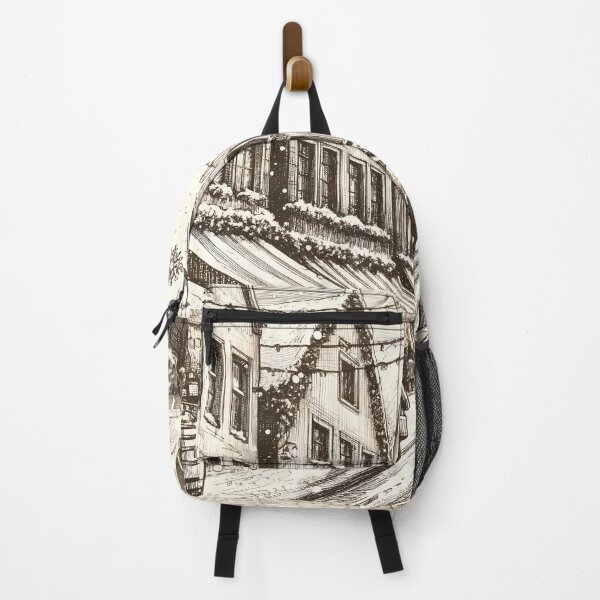 Item preview, Enchanted Snowfall in Historic Market Street designed and sold by PictorialWhimsy.