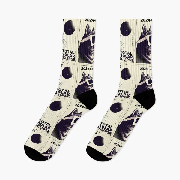 Item preview, Funny Cat Total solar eclipse 2024 designed and sold by TomFrontierArt.