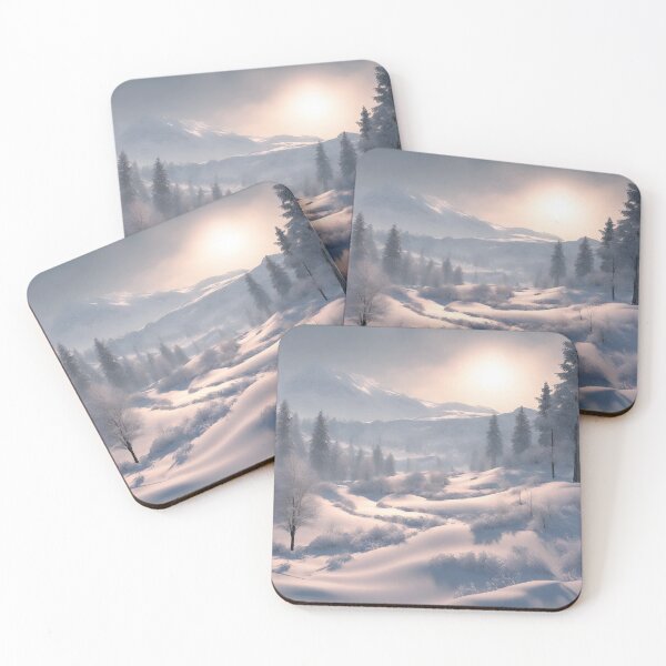 Item preview, Gentle Winter Landscape, winter, gifts, funny,  designed and sold by Ewelina  Niemiec.