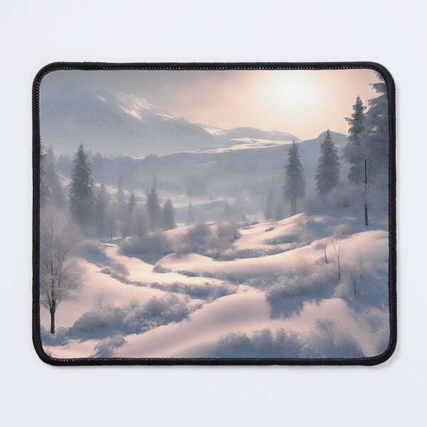 Item preview, Gentle Winter Landscape, winter, gifts, funny, designed and sold by Ewelina Niemiec.